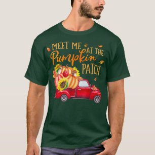 Camiseta Reúnete conmigo en la calabaza de coches de camion