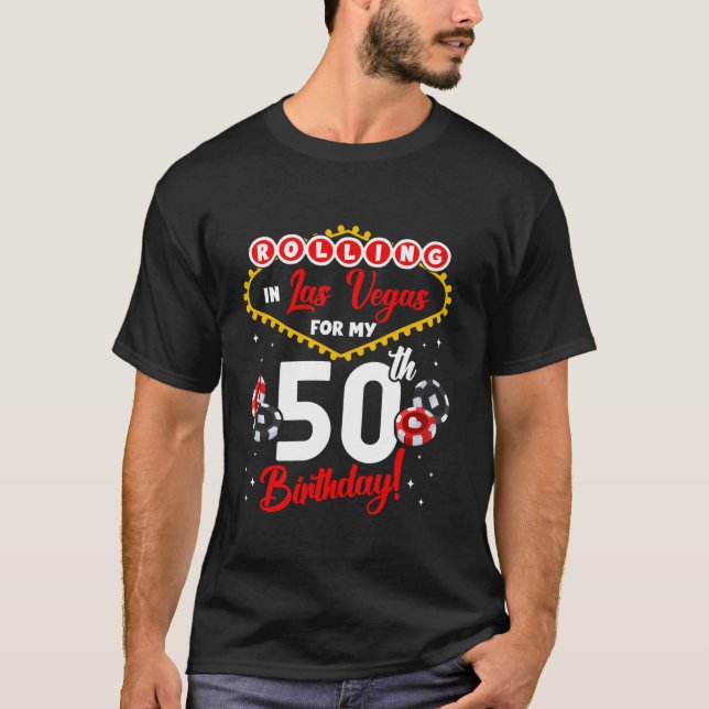 Camiseta Reunio familiar Las Vegas de 50 años (Anverso)