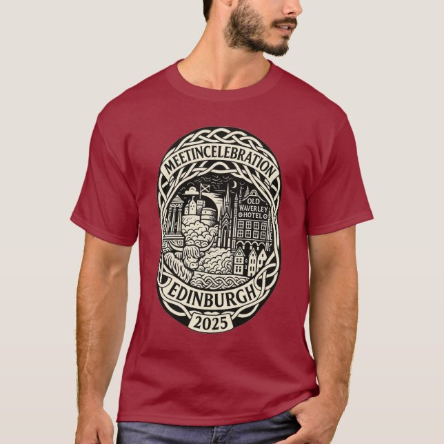 Camiseta Reunión Celebración Edimburgo 2025 - Hora de la no (Anverso)
