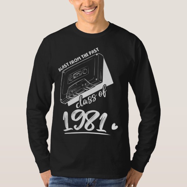 Camiseta Reunion Class of 1981 School Graduation Blast From (Anverso)
