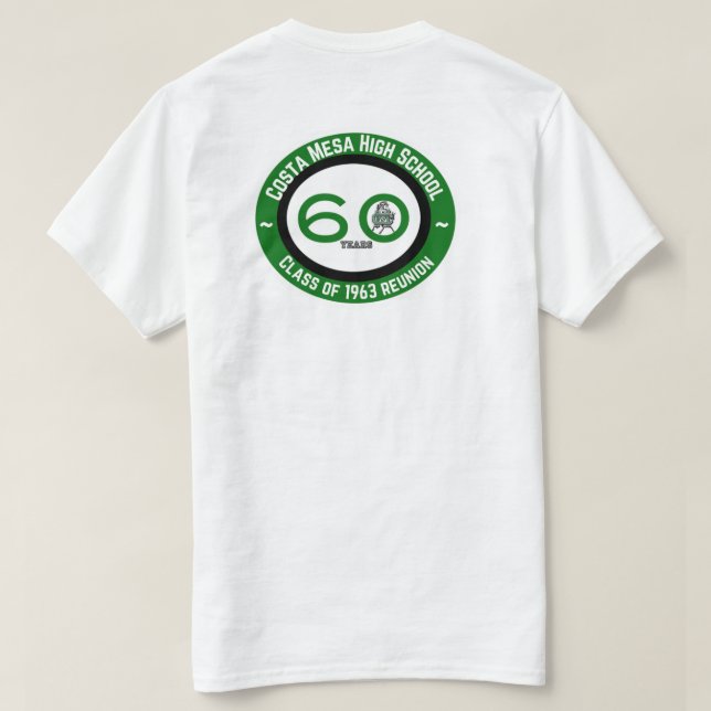 Camiseta Reunión CMHS '63 (Reverso del diseño)