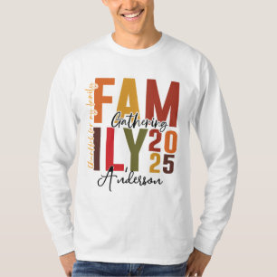 Camiseta Reunión de Acción de Gracias Familiar 2025   Turqu
