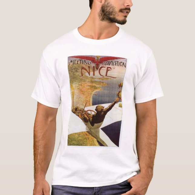 Camiseta Reunión de Aviación de Niza (Anverso)