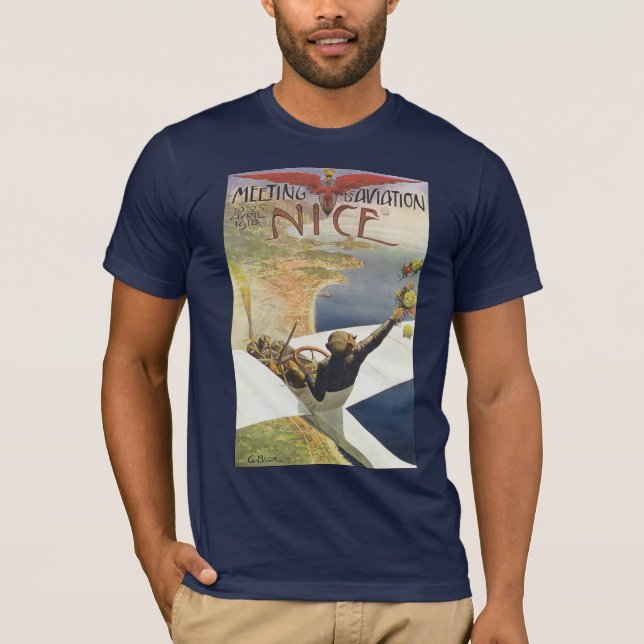 Camiseta Reunión de Aviación de Niza (Anverso)