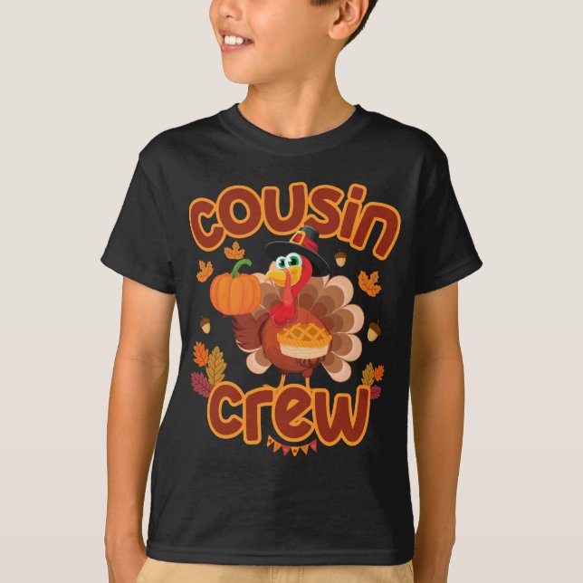 Camiseta Reunión de calabazas de Turquía en el Día de Acció (Anverso)