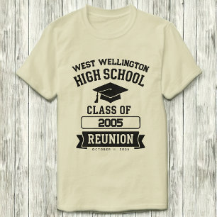 Camiseta Reunión de clase de clase de clase secundaria de d