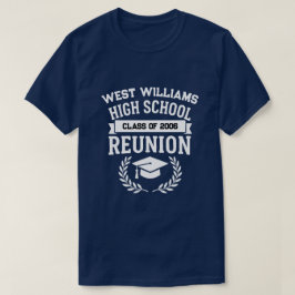 Camiseta Reunión de Clase del Instituto Nombre de Escuela C