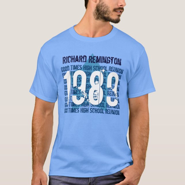 Camiseta Reunión de escuela de 25 años ESTRELLA V14A de (Anverso)