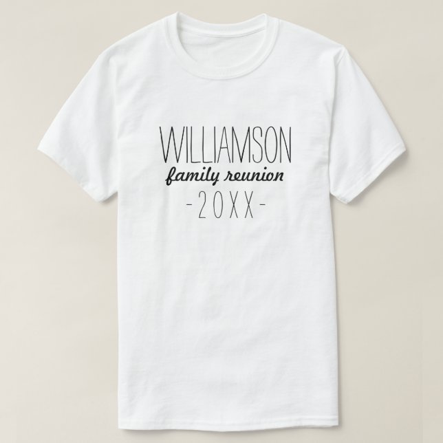 Camiseta Reunión de familia (Diseño del anverso)