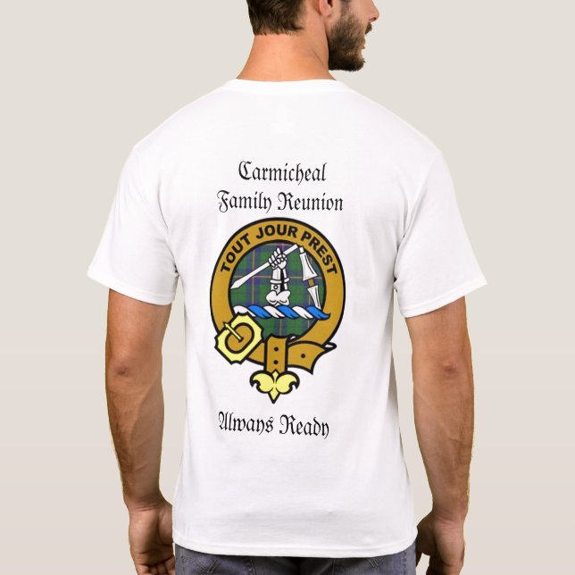 Camiseta Reunión de familia de Carmichael (Reverso)