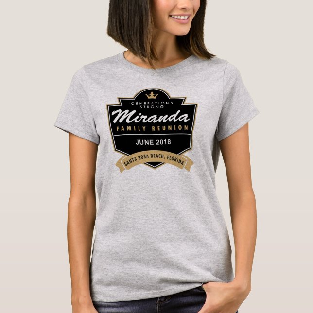 Camiseta Reunión de familia de Miranda 2016 (Anverso)