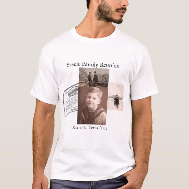 Camiseta Reunión de familia de Steele (Anverso)