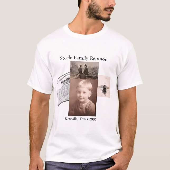Camiseta Reunión de familia de Steele (Anverso)