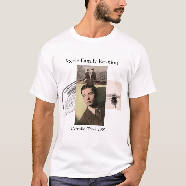 Camiseta Reunión de familia de Steele (Anverso)