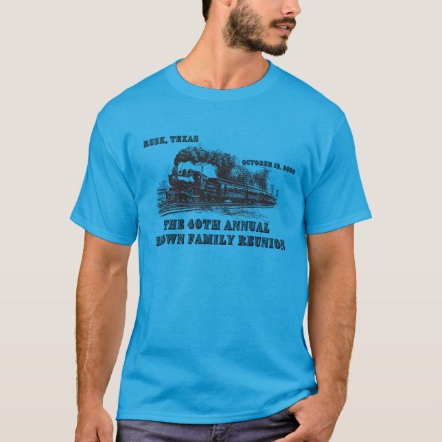 Camiseta Reunión de familia marrón TShirt (Anverso)