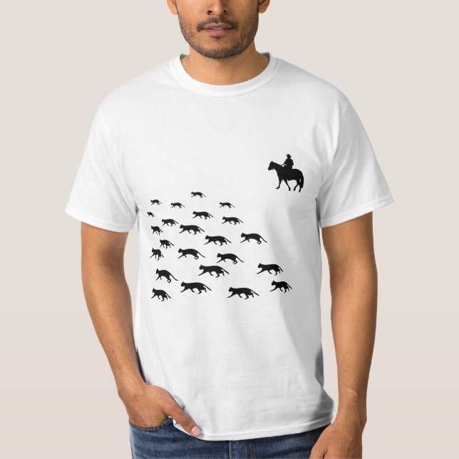 Camiseta Reunión de gatos (Anverso)