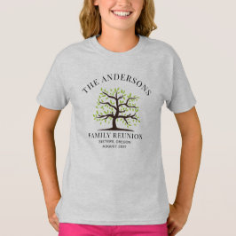 Camiseta Reunión de genealogía familiar personalizada