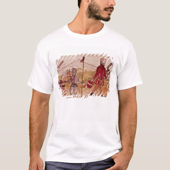 Camiseta Reunión de Hernando Cortes y de Montezuma (Anverso)