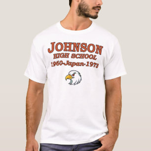 Camiseta reunión de japón de la escuela secundaria de johns