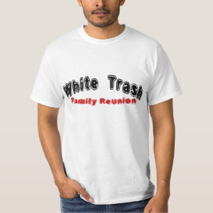 Camiseta Reunión de la basura blanca