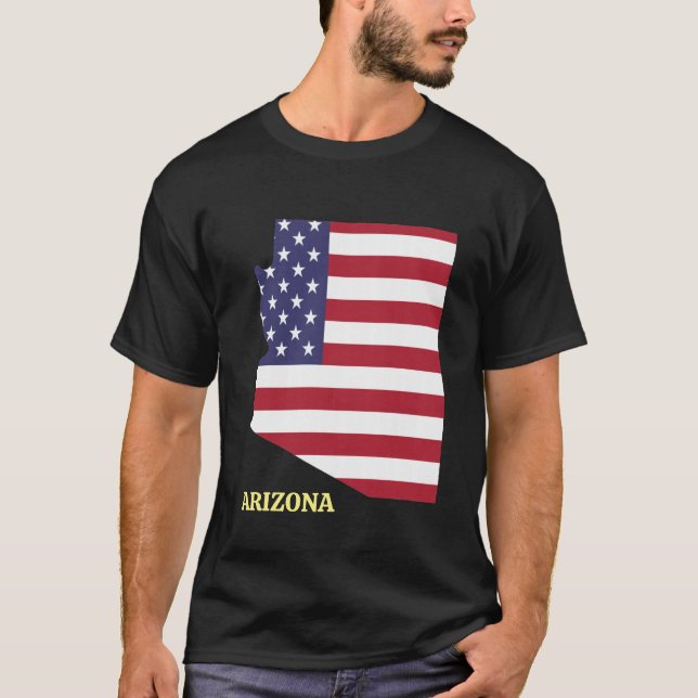 Camiseta Reunión de la familia Arizona 🌟 la bandera de EE. (Anverso)