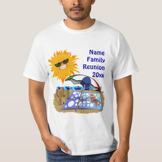 Camiseta Reunión de la familia Beach Blanket (Anverso)