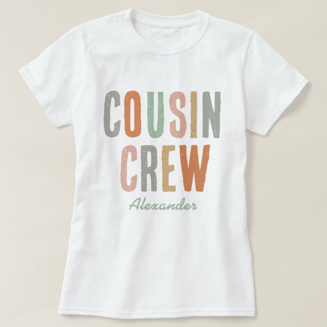 Camiseta Reunión de la familia Cute Boho (Diseño del anverso)