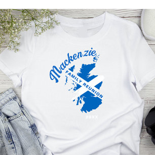 Camiseta Reunión de la familia de la bandera de Escocia