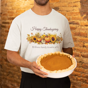 Camiseta Reunión de la familia de la Calabaza Caída del Día