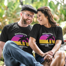 Camiseta Reunión de la familia de la playa Personalizado co