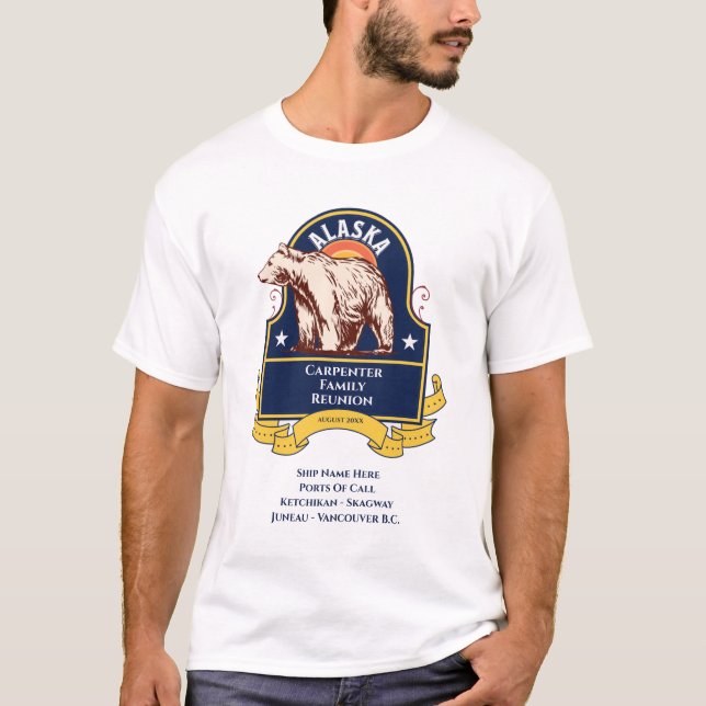 Camiseta Reunión de la familia de los osos de crucero de Al (Anverso)