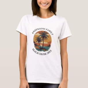 Camiseta Reunión de la familia de palmeras tropicales de va