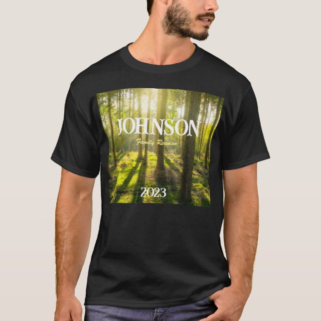 Camiseta Reunión de la familia Pine Tree Tee-Personalizar T (Anverso)