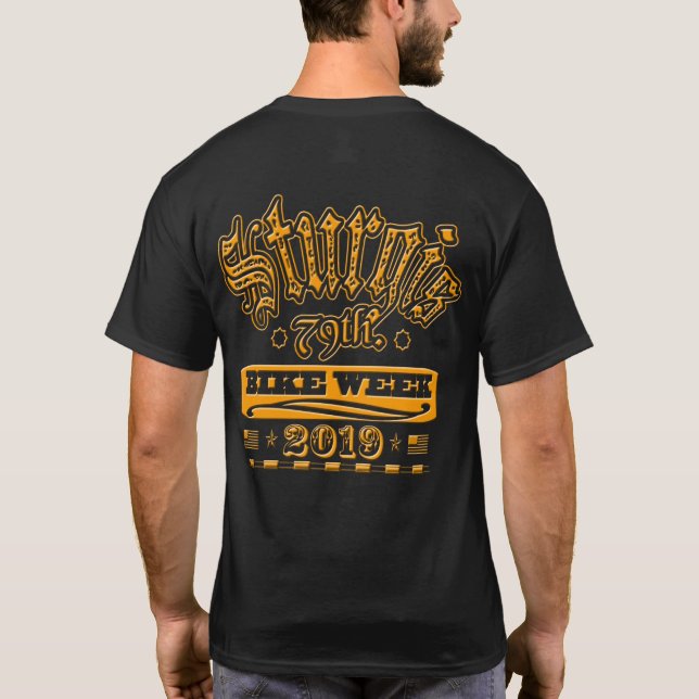 Camiseta REUNIÓN de la SEMANA de la BICI de STURGIS 79.o (Reverso)
