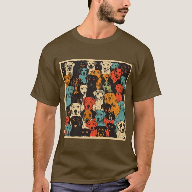 Camiseta Reunión de perros (Anverso)