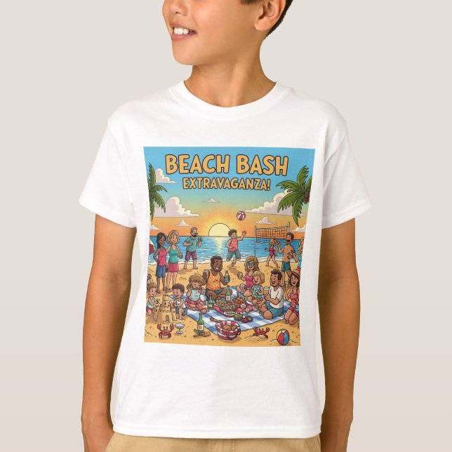 Camiseta Reunión de playa (Anverso)