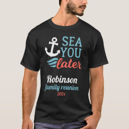 Camiseta Reunión de vela de playa familiar personalizada