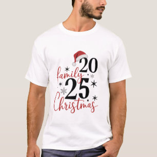 Camiseta Reunión del Equipo de Navidad Familiar 2025 Combin