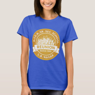 Camiseta Reunión DTEA 1995 Azul n Oro