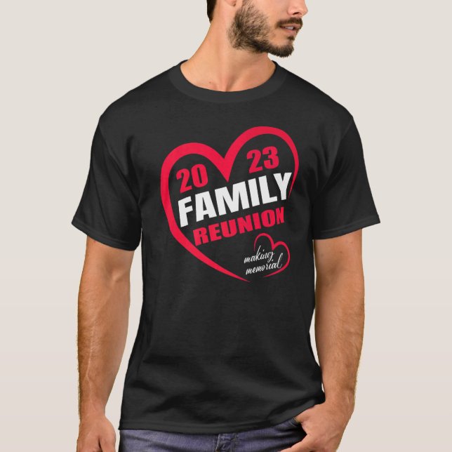 Camiseta Reunión familiar 2023 Hacer Mamáes de viaje famili (Anverso)