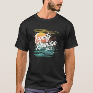 Camiseta Reunión familiar 2023 Playa tropical hawaiana