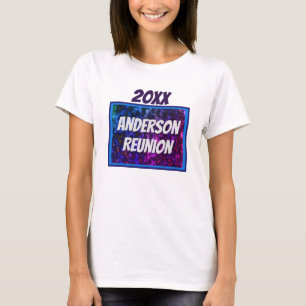 Camiseta Reunión familiar Brillante Neon reuniéndose Keepsa