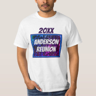 Camiseta Reunión familiar Brillante Neon reuniéndose Keepsa