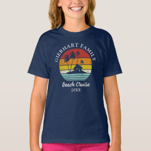 Camiseta Reunión Familiar Crucero de Playa Hija Coincidente