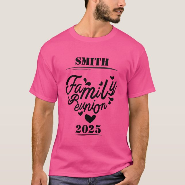 Camiseta Reunión familiar de [Apellido] - [Año] (Anverso)