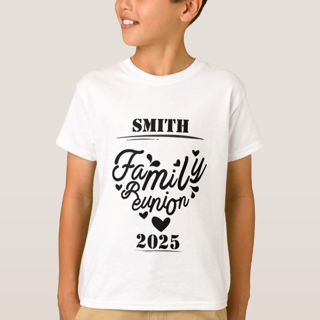 Camiseta Reunión familiar de [Apellido] - [Año] (Anverso)