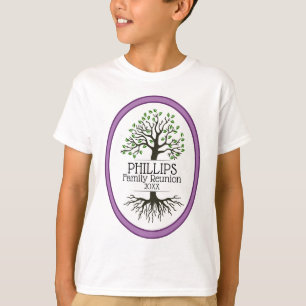 Camiseta Reunión familiar de árbol de lavanda
