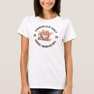 Camiseta Reunión Familiar de Boil de Mariscos Langostinos M