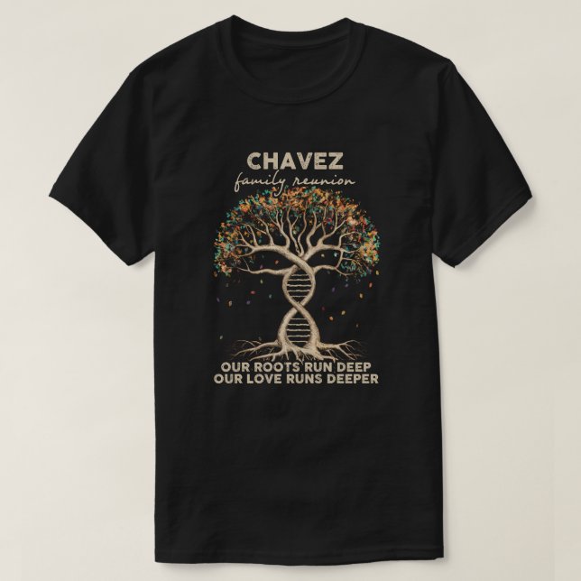Camiseta Reunión familiar de Chávez (Diseño del anverso)