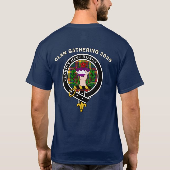 Camiseta Reunión familiar de clan buchanan personalizada (Reverso)